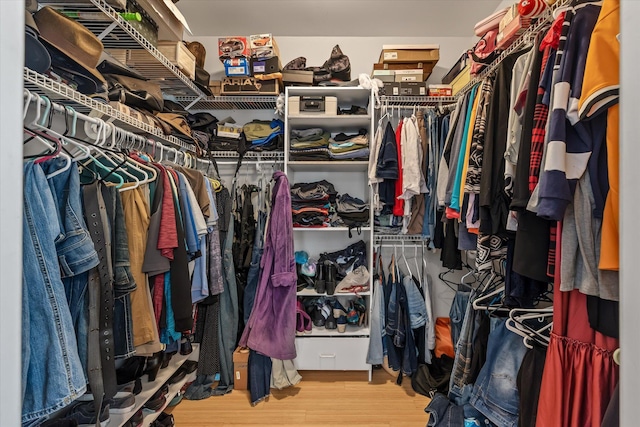 2649 Starfish Dr, Johns Island, SC 29455 - walk in closet with wood finished floors