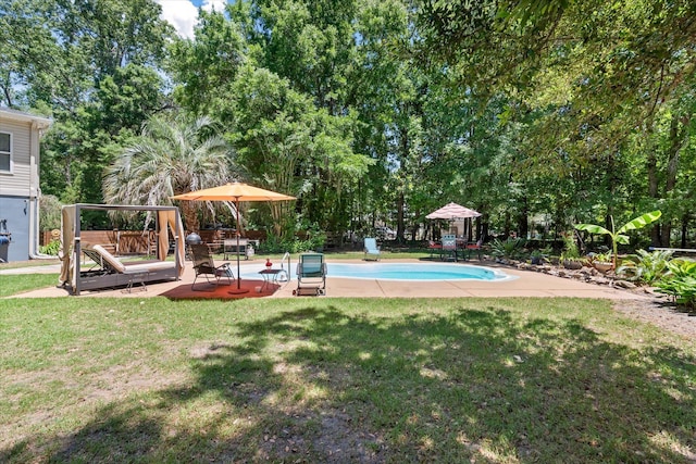 2649 Starfish Dr, Johns Island, SC 29455 - swimming pool featuring a lawn and a patio area