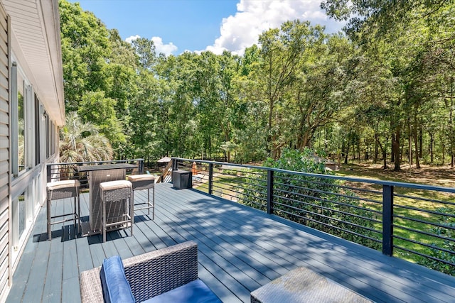 2649 Starfish Dr, Johns Island, SC 29455 - view of wooden deck