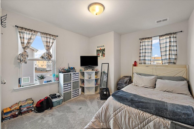 bedroom featuring carpet floors