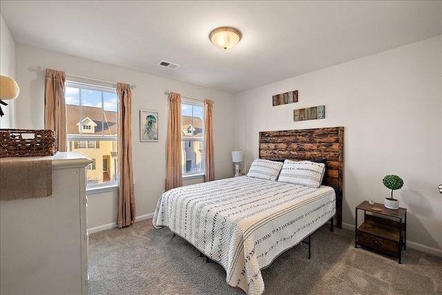 bedroom featuring carpet flooring