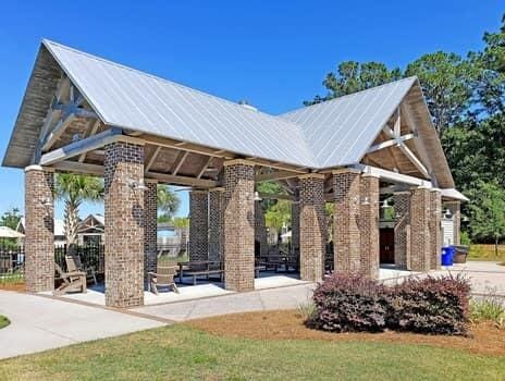 surrounding community featuring a gazebo and a patio area