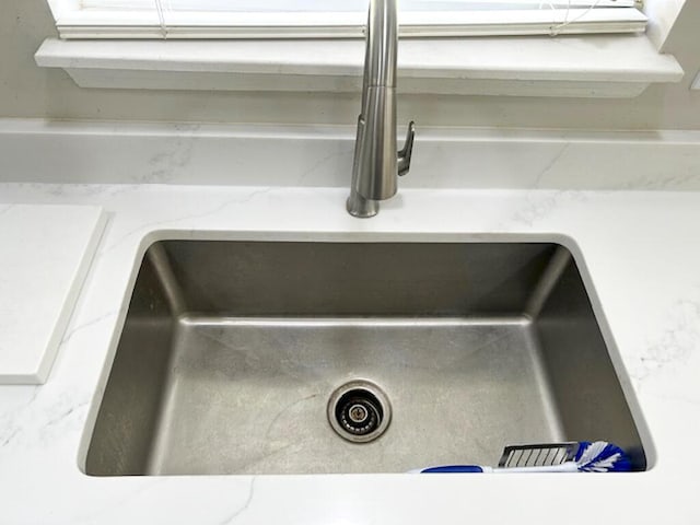 1350 Pinyon Pine Dr, Ladson, SC 29456 - kitchen view of a sink and light stone counters