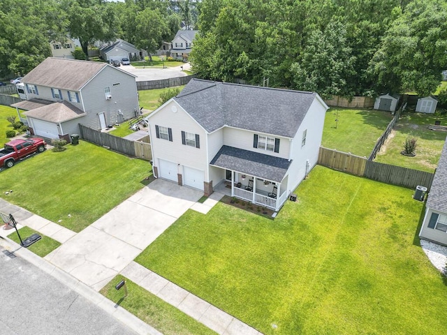 1350 Pinyon Pine Dr, Ladson, SC 29456 - aerial perspective of suburban area