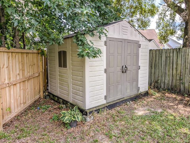 1350 Pinyon Pine Dr, Ladson, SC 29456 - view of shed with a fenced backyard
