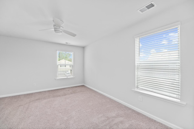 491 Cedarview Rd, Summerville, SC 29486 - spare room featuring a ceiling fan, baseboards, and carpet