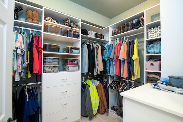 212 Chester Ln, Cottageville, SC 29435 - walk in closet featuring tile patterned floors