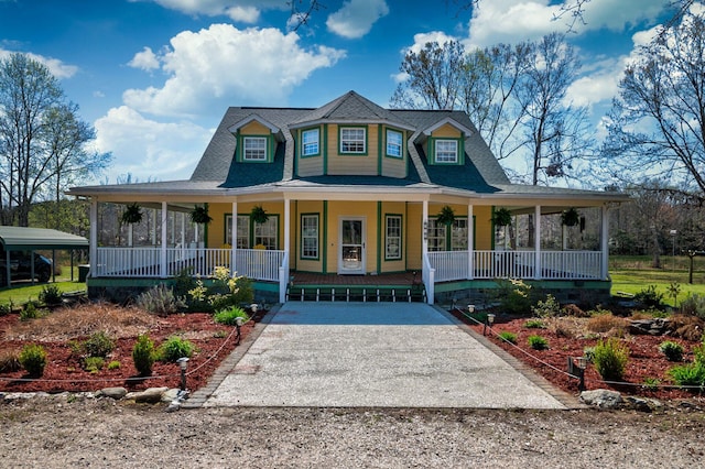 212 Chester Ln, Cottageville, SC 29435 - country-style home with driveway and covered porch
