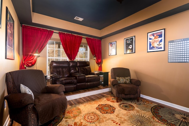 212 Chester Ln, Cottageville, SC 29435 - interior space with baseboards, visible vents, and wood finished floors