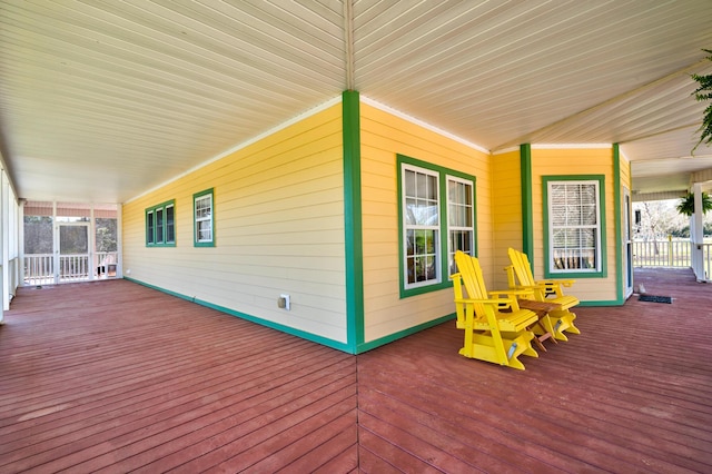 212 Chester Ln, Cottageville, SC 29435 - view of deck