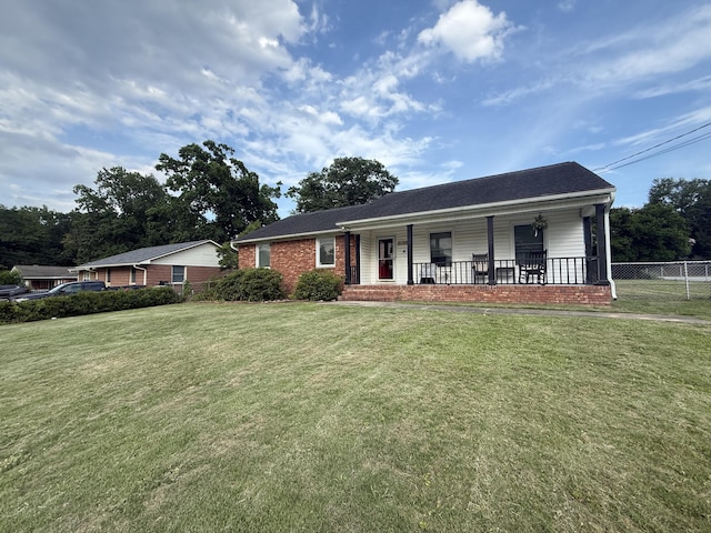 1139 Belvedere Dr, Hanahan, SC 29410 - ranch-style house with covered porch and brick siding