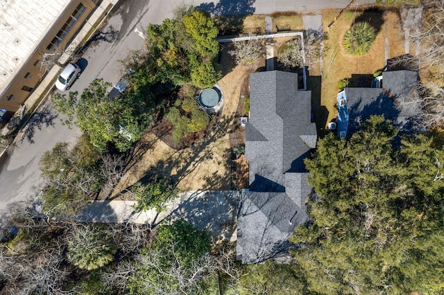 view from above of property