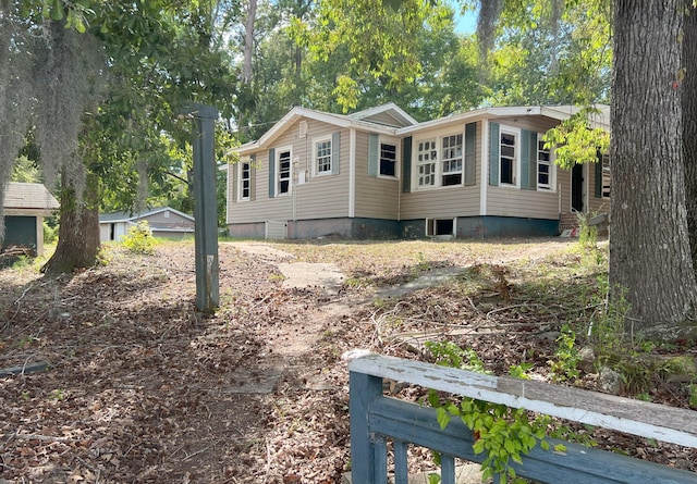 view of front of home