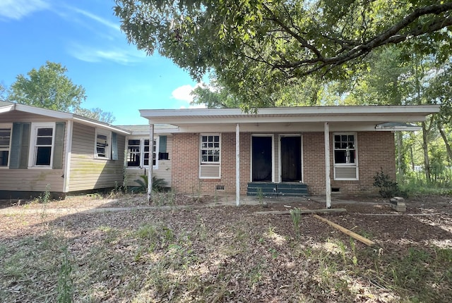 view of back of property