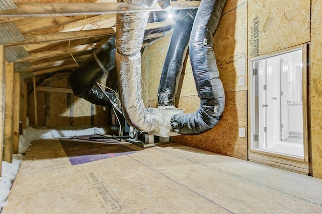 224 Young Town Cir, Orangeburg, SC 29118 - view of unfinished attic