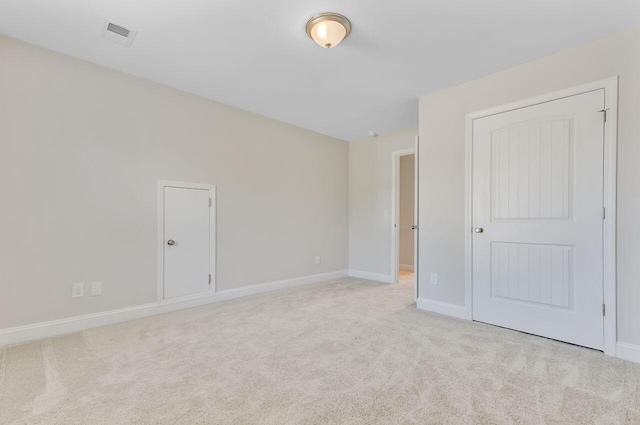 224 Young Town Cir, Orangeburg, SC 29118 - unfurnished bedroom with baseboards, visible vents, and carpet