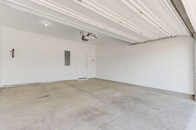 224 Young Town Cir, Orangeburg, SC 29118 - garage featuring electric panel and a garage door opener