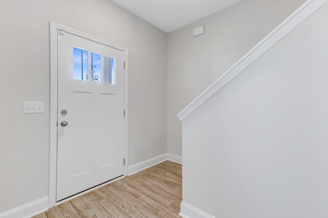224 Young Town Cir, Orangeburg, SC 29118 - foyer featuring light wood-type flooring and baseboards