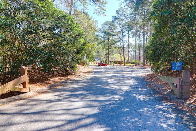 view of road