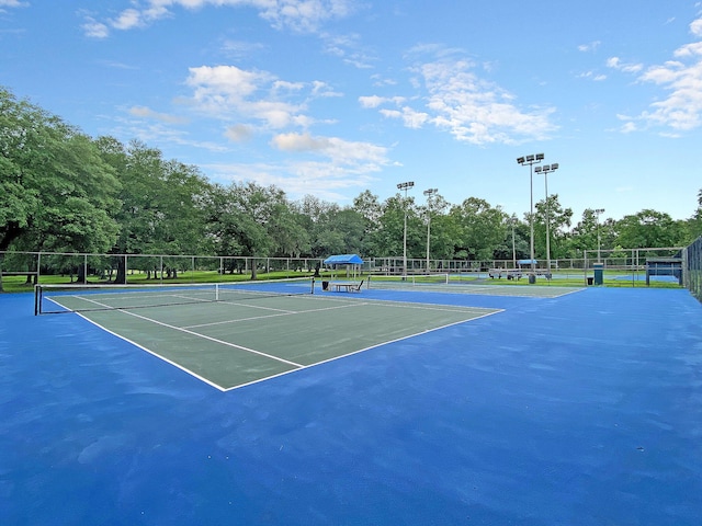 100 Conset Bay Ct, Goose Creek, SC 29445 - view of tennis court featuring view of wooded area and community basketball court