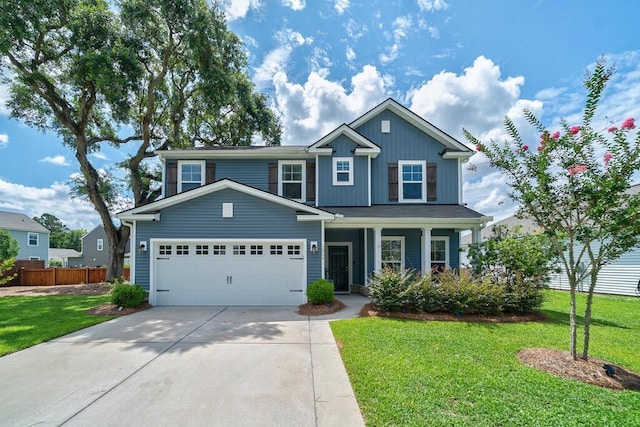 2024 Lanneau Ln, Johns Island, SC 29455 - view of front of home featuring concrete driveway, an attached garage, and board and batten siding