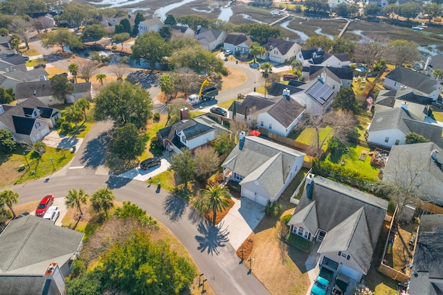 bird's eye view featuring a residential view