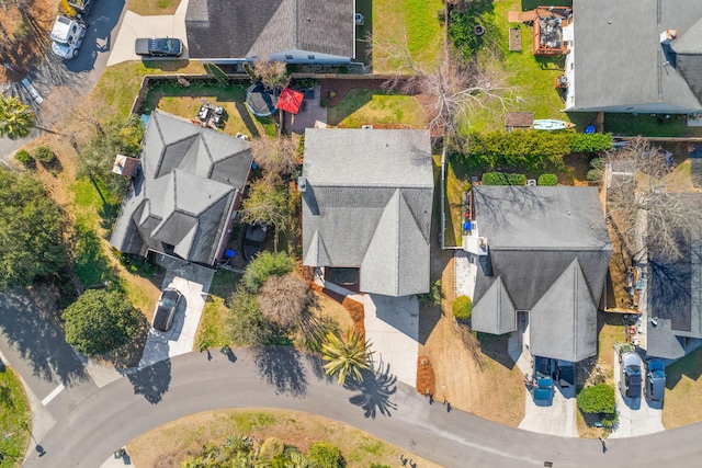 birds eye view of property featuring a residential view