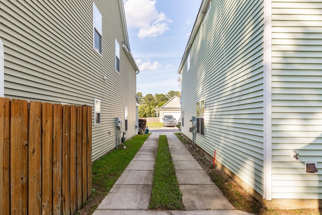 view of property exterior