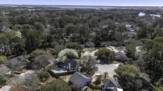 drone / aerial view featuring a residential view