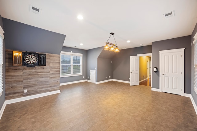 view of unfurnished living room