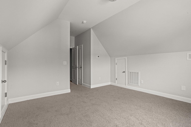 772 Opal Wing St, Moncks Corner, SC 29461 - additional living space featuring vaulted ceiling, carpet, and baseboards