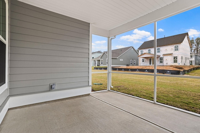 772 Opal Wing St, Moncks Corner, SC 29461 - unfurnished sunroom with a residential view