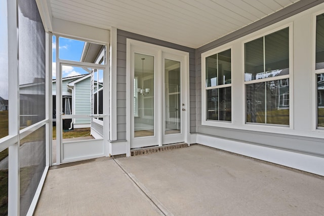 772 Opal Wing St, Moncks Corner, SC 29461 - view of unfurnished sunroom