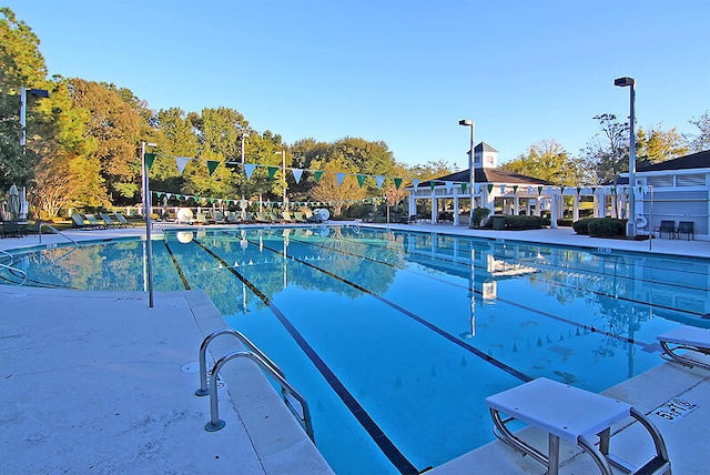 view of pool