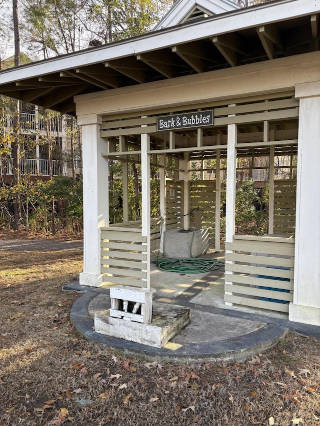 view of patio