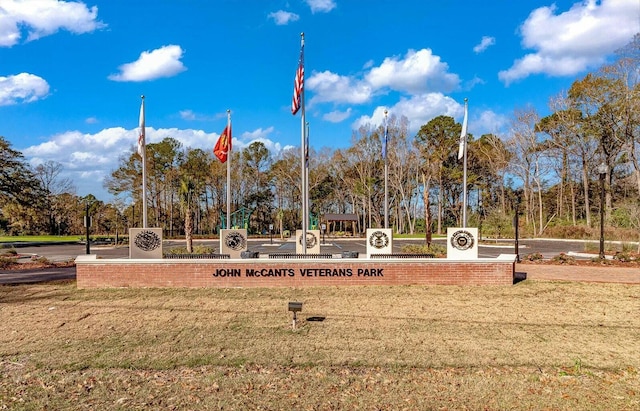 surrounding community featuring a yard