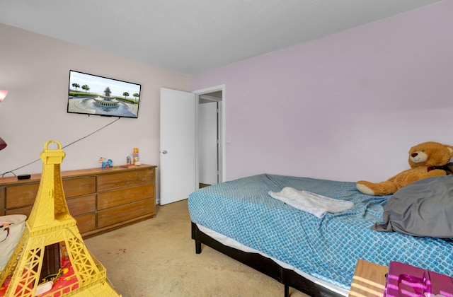 bedroom featuring carpet floors