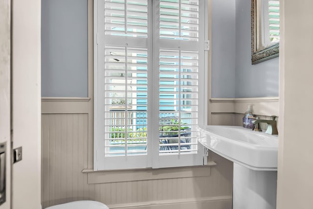183 Ionsborough St, Mount Pleasant, SC 29464 - half bathroom with a sink and toilet