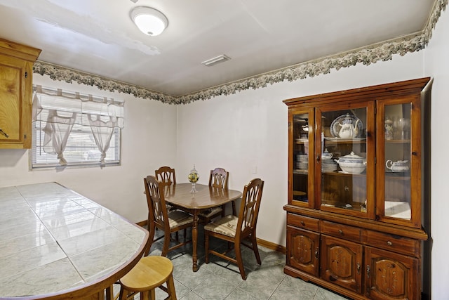 view of dining room