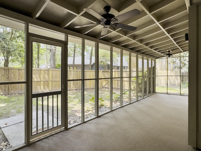 10 Stallion Ct, Charleston, SC 29407 - unfurnished sunroom featuring ceiling fan and healthy amount of natural light