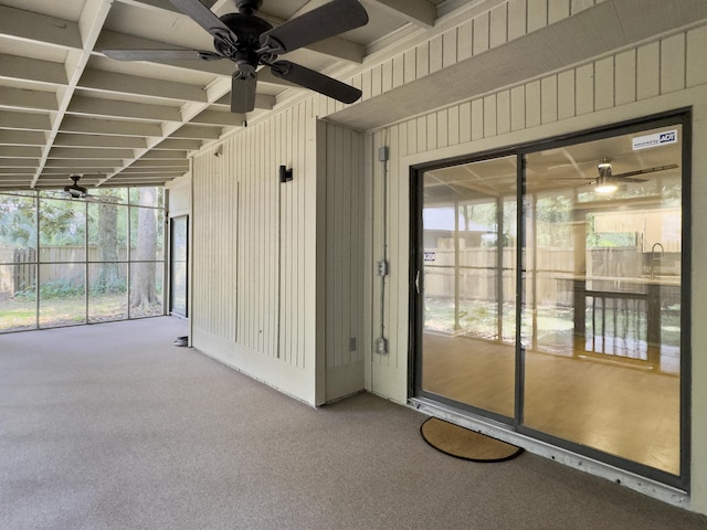 10 Stallion Ct, Charleston, SC 29407 - view of patio with a ceiling fan