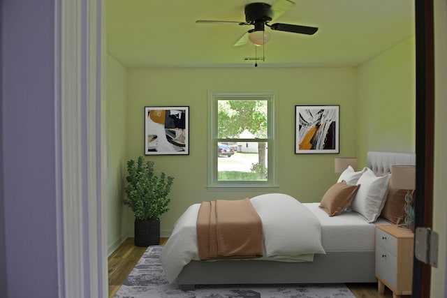 1101 Stuart Dr, Moncks Corner, SC 29461 - bedroom featuring wood finished floors and ceiling fan