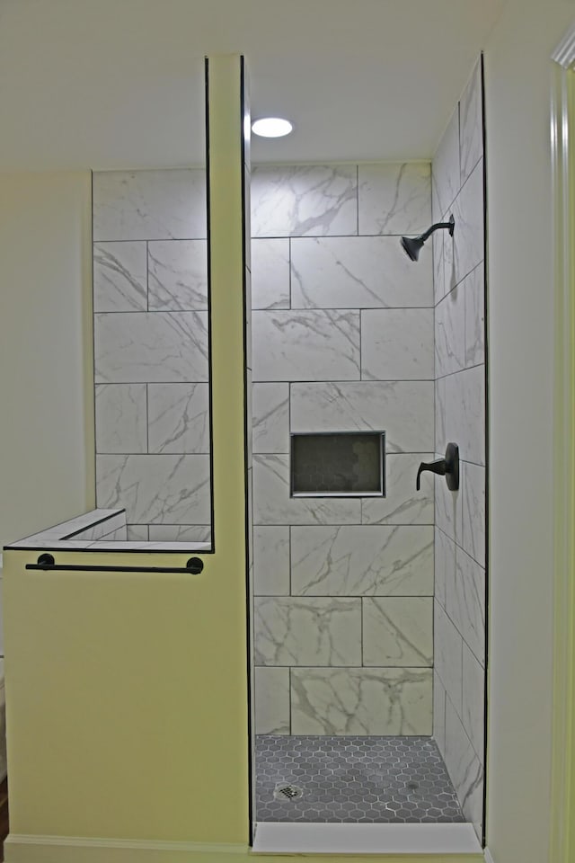 1101 Stuart Dr, Moncks Corner, SC 29461 - bathroom with a shower stall and recessed lighting