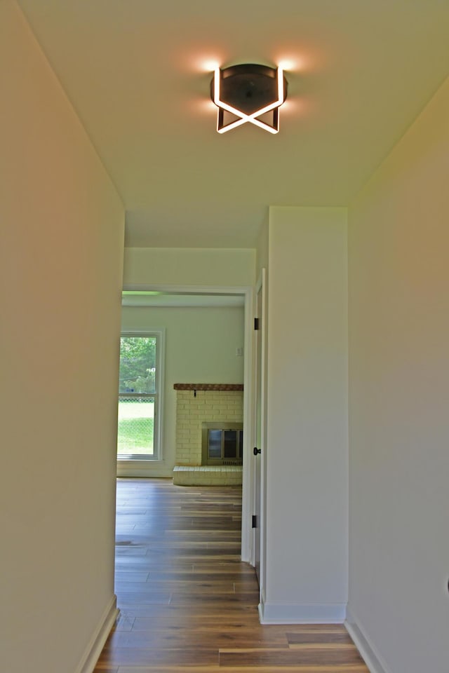 1101 Stuart Dr, Moncks Corner, SC 29461 - hall with wood finished floors and baseboards