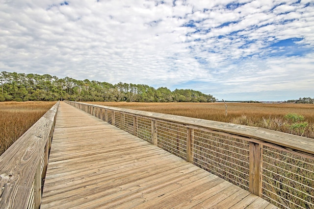 view of dock