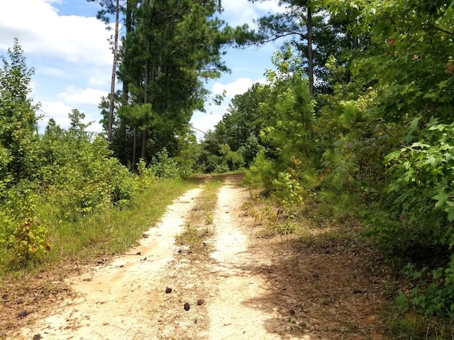 view of road