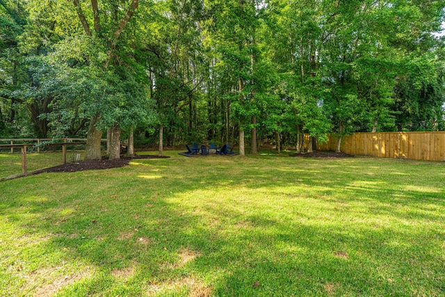 view of yard
