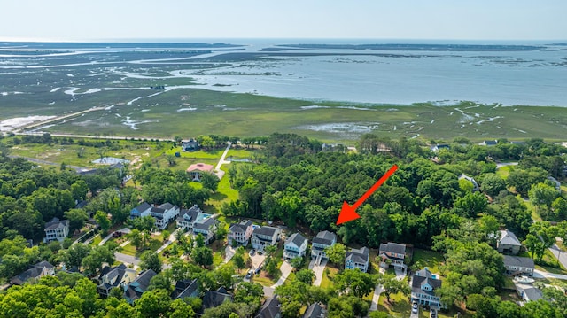 view of property location with a large body of water