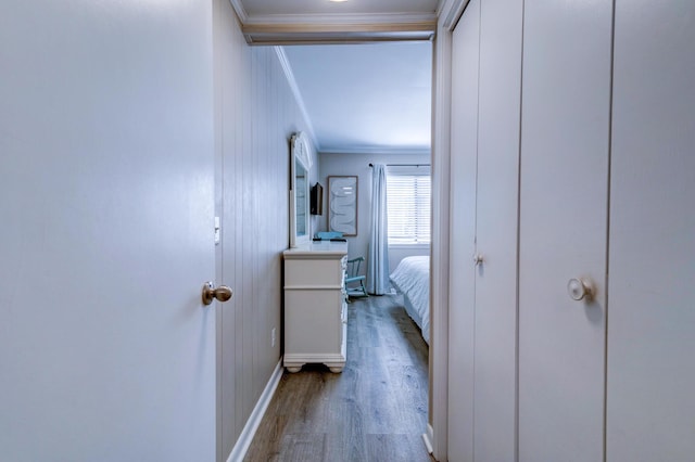 1400 Ocean Blvd Unit 106B, Isle Of Palms, SC 29451 - corridor featuring crown molding and wood finished floors
