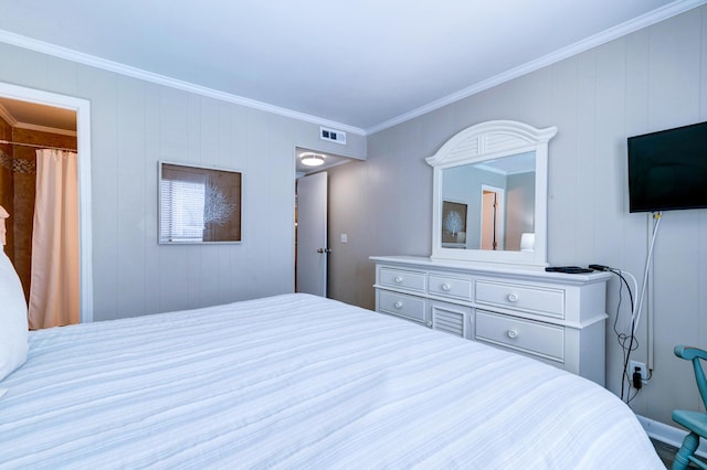 1400 Ocean Blvd Unit 106B, Isle Of Palms, SC 29451 - bedroom featuring ornamental molding